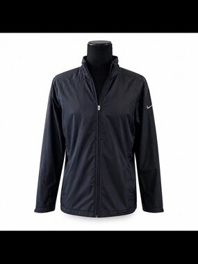 Nike Golf Storm-FIT Windbreaker Jacket Black Full Zip Lightweight Men’s L
